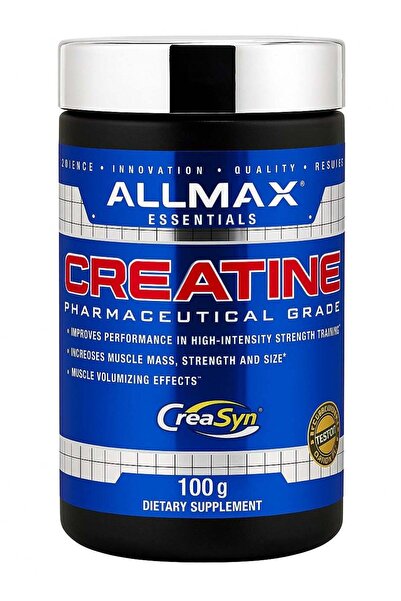 ALLMAX Creatine Powder, Pure 100% Micronized Creatine Monohydrate, Pharmaceutical Grade, 3.5 oz (100