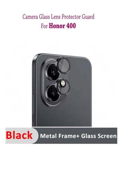 Generic واقي شاشة عدسة الكاميرا لهاتف Honor 400 5G - أسود