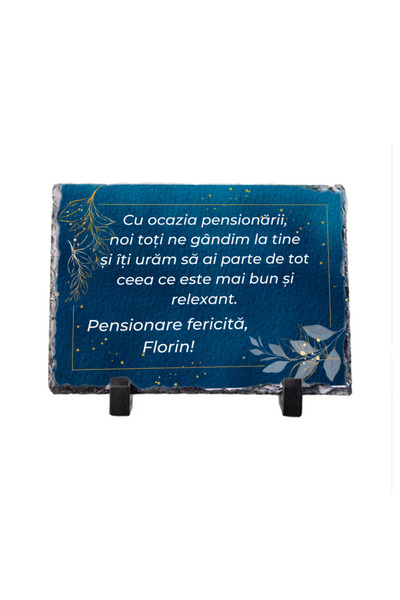 Bee Funky Personalized Slate Plaque 20 x 15 cm - Retirement