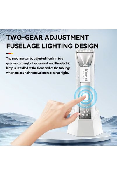 Kemei Professional Hair Trimmers Clippers Usb Rechargeable Electric Trimmer