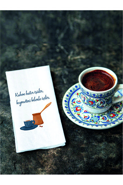 Baskı Adresi Matbaa & Promosyon Kahve için Güzel Sözlü Baskılı Servis Peçetes...