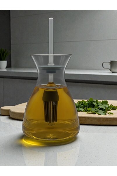 cc bin shihon Oil bottle with a 250ml silicone brush, oiled with brush