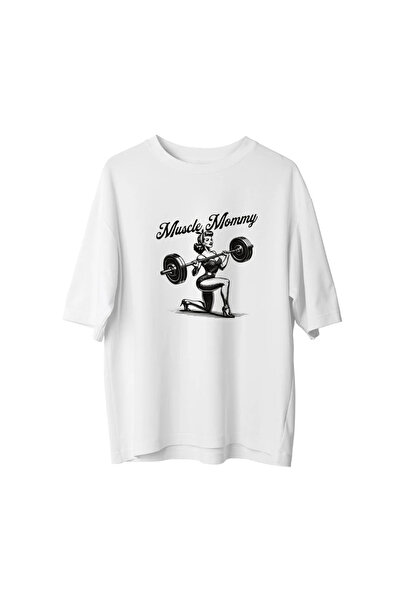 CANDLEMASTORE Muscle Mommy 2 - Oversized T-Shirt