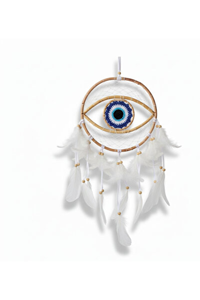 Meya design Nazar Gözlü Rüya Kapanı – Dekoratif Duvar Süsü (22 × 50 cm)