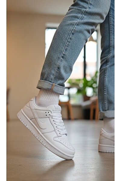 ÇınarShoes Pantofi sport unisex albi pentru zi cu zi