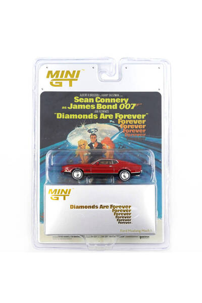 mini gt 1:64 Ford Mustang Mach 1 – Diamonds Are Forever English Blister paket...