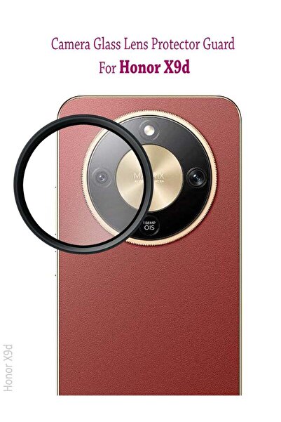 Generic Honor X9d Ring For Camera Lens Screen Protector - Black