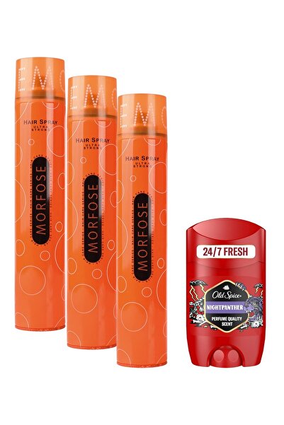 Old Spice Night Panther Erkek Deodorant Stick 50 ml + MorfoseUltra Strong Saç...