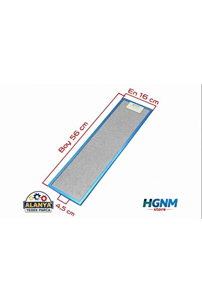 HGNM E Trading Arçelik P-180 I 560x160 mm Kumtel / Beko Davlumbaz Metal Filtr...