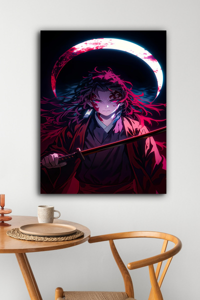 postercraft Poster de pictură pe lemn Demon Slayer Yoriichi (fără ramă)