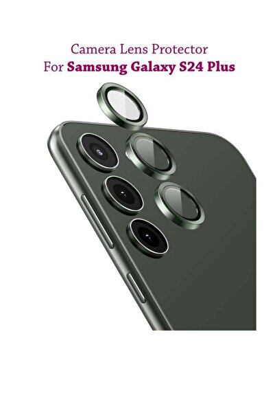 Generic واقي شاشة حلقي لعدسة كاميرا سامسونج جالاكسي إس 24 بلس - أخضر