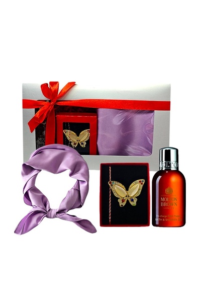 Molton Brown Αρωματικό σετ αφρόλουτρου, 50 ml, martisor και μεταξωτό μαντήλι