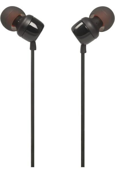 Generic Tune 110 Wired In-Ear Headphones, Deep And Powerful Pure Bass Sound, 1-Button Remote/Mic