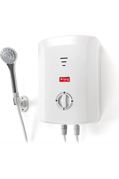 AyrStore King K7008 Ekvator Elektrikli Şofben | 7500W Güç | 3 Kademe Isıtma |...