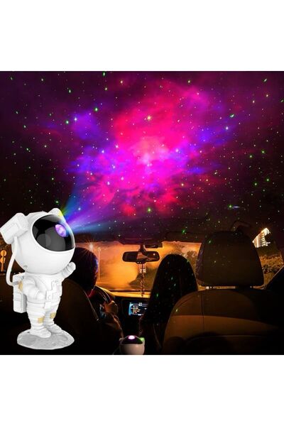 CÖDEL Astronot Projektör Led Işık Lazer Galaxy 360 Yıldız Projeksiyon Aurora ...