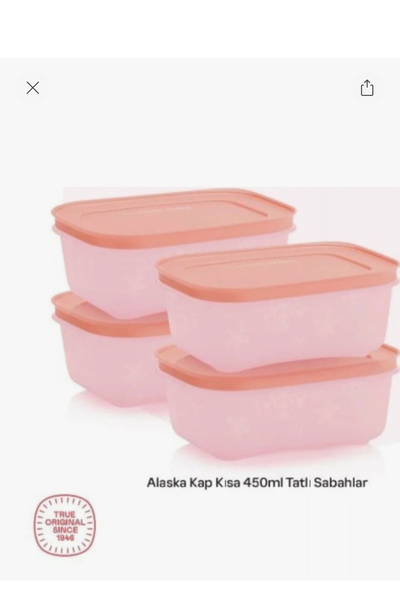 Tupperware Alaska 450 ml 4-Pack Powder Color
