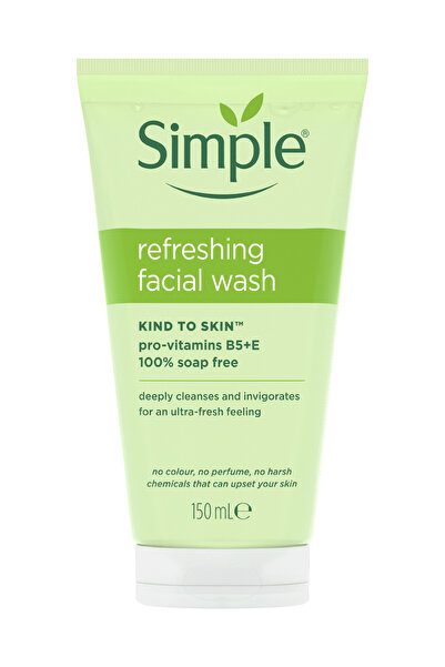 Simple Kind to Skin Karma ve Normal Ciltler İçin Sabunsuz Günlük Yüz Temizleme Jeli 150 ML 3'lü Set