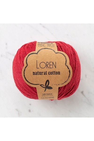 ElyxStore Natural Cotton Cherry Rot Hand Knitting Yarn - R099 - 100g