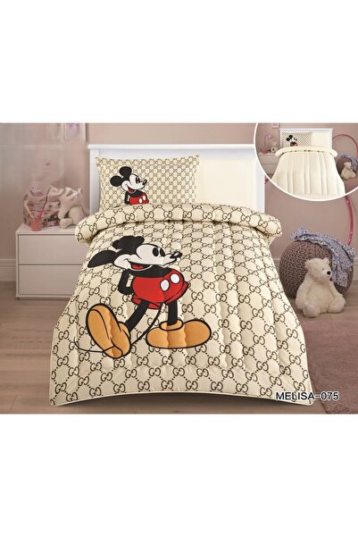 NAJMA High-quality children's patterned bedspread with full filling, made of high-quality cool microfiber fabric. Consists of 4 pieces, 170*230 cm.