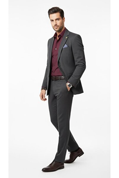 Plus Scorpion Men's Self-Knitted Double Button Blazer Jacket – Single Slit , Modern Classic Cut