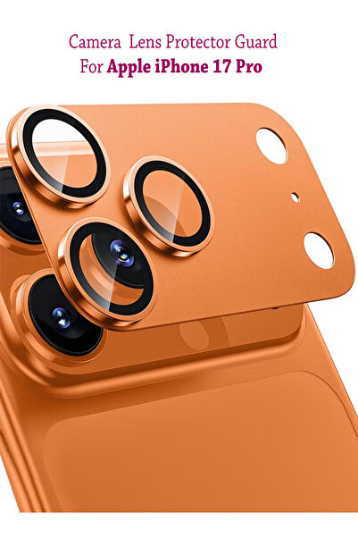 Generic Apple iPhone 17 Pro For Camera Lens Screen Protector - Orange