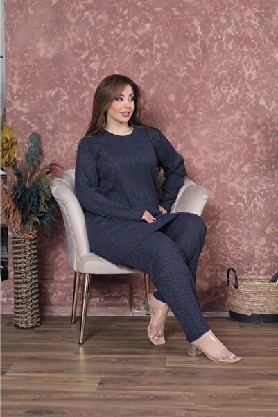 BY ARDELION Wide Fit Mother Set Winter Long Sleeve Plus Size Pajama Set Two-P...