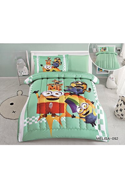 NAJMA High-quality children's patterned bedspread with full filling, made of high-quality cool microfiber fabric. Consists of 4 pieces, 170*230 cm.