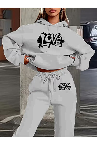 Sweet Cotton Women's Casual Hoodie Set