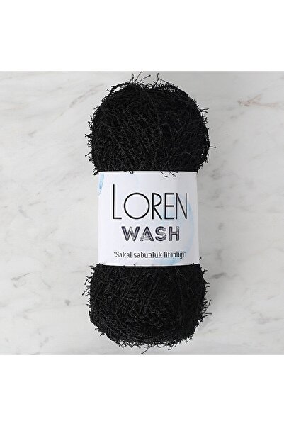 ElyxStore Wash Black Hand Knitting Yarn - R004 - 100g