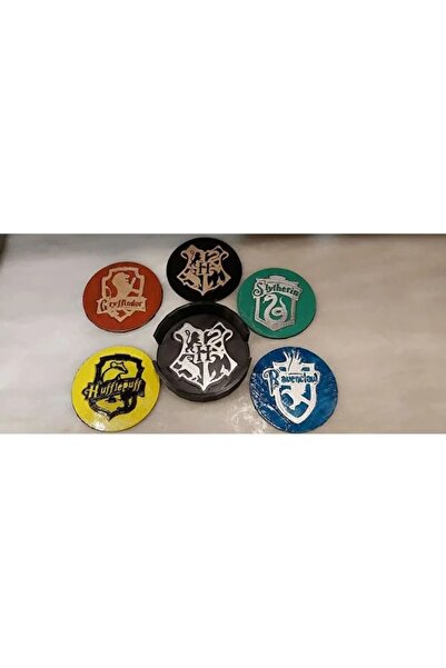 FOLİNZA Harry Potter Hogwarts And Other Sets 5-Piece Coasters