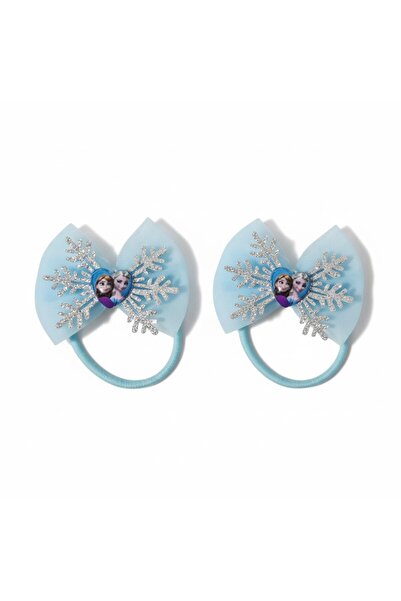 SeaBubbles Glitter Elsa Girl Hair Clip Set 2-Piece Standard Blue
