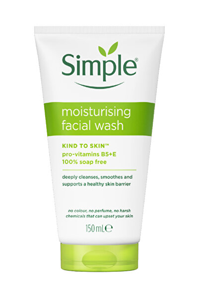 Simple Kind to Skin Gerginlik Hissi Bırakmayan Nemlendirici Yüz Temizleme Jeli 150 ML 3'lü Set