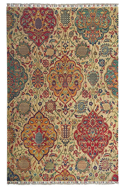 Neşem Halı Boutique EKO HALI Harem HRM 05 Cream Antique Yün ile Üretilen Renk...