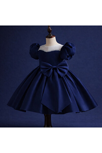 MUSGEM Design special, culoare bleumarin, model Stone Princess, mâneci cu bal...