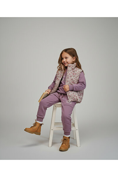 Yavrucak Girls Set set cu vestă piese pentru fete