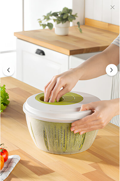 Gondol 4,5 LT Salata Kurutucu Yeşil-Manuel Kullanım, Pratik ve Dayanıklı Tasarım