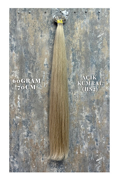 HalitCan HairKing شعر أوزبكي بلون بني فاتح مفتوح بطول 70 سم (HS2) - 60 جرام 1...
