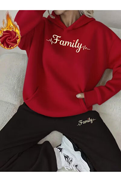 Sweet Cotton Unisex family Printed tracksuit set