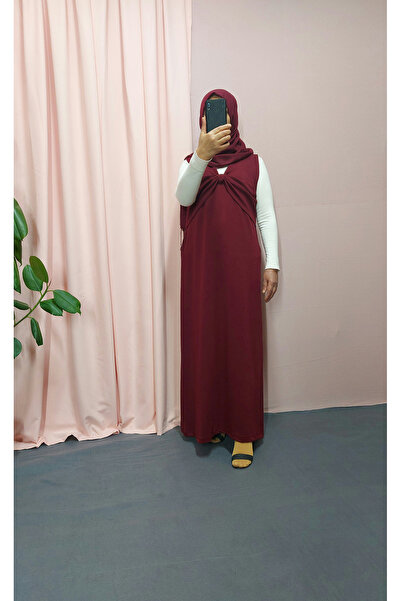 Azra Jile Elbise Önü Fiyonk Detaylı