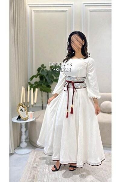 Loolmas fashion Attractive evening dress with long sleeves