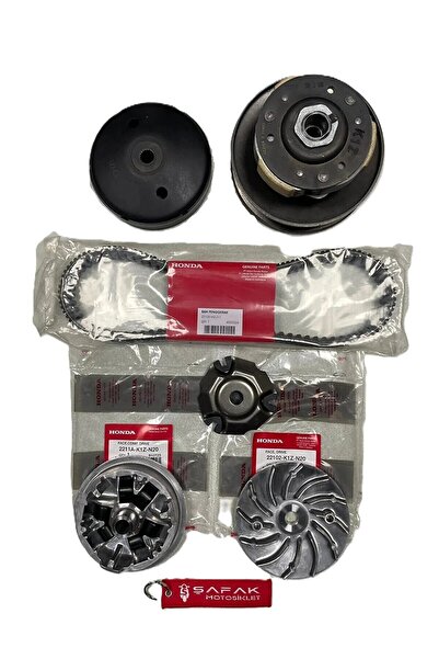 ŞAFAK MOTOSİKLET HONDA PCX 125 ÖN ARKA VARYATÖR KAYIŞ SET ORJİNAL 2021-2024 M...