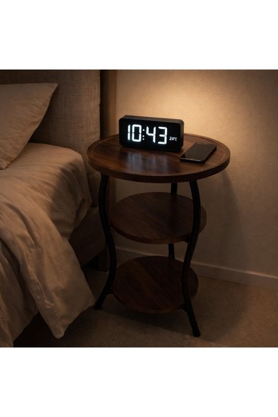 SADANHOME Side table, modern coffee table for living room and bedroom 40x63 cm