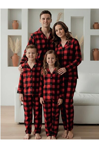 Balbadem baby kids Unisex Family Pajama Set – Suede Soft Fabric Mother Father Child Combination (M-2Xl / 5-16 Years)