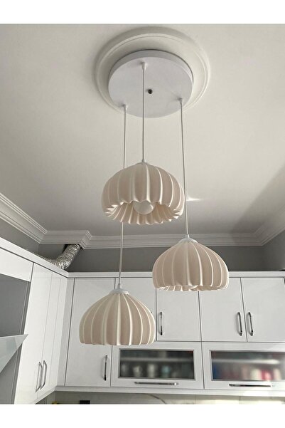 DREAM MODE Solis Modern 3’lü Sarkıt Avize | Salon ve Mutfak Aydınlatması Şık bohem tarz Nestvibe