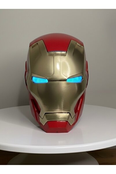 ECTECHSTORETR İRON MAN MIKNATISLI MAGNET MASKE 3D