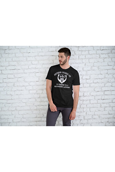 Bee Funky T-shirt Nothing scares me I'm married to a Romanian