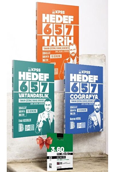 Benim Hocam Yayınları 2026 Kpss Genel Yetenek Genel Kültür KPSS Deneme Seti B...