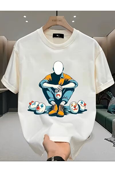 LELVANİ تي شيرت ثقيل الوزن من Pure Trend مطبوع