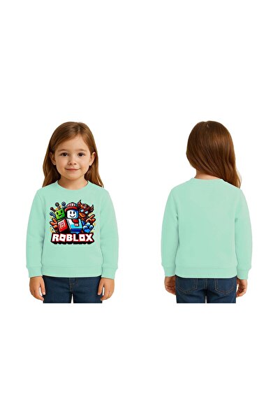 SEDİRLİ Unisex roblox cu imprimeu Copii Swae tricou 3 fire cu borduri