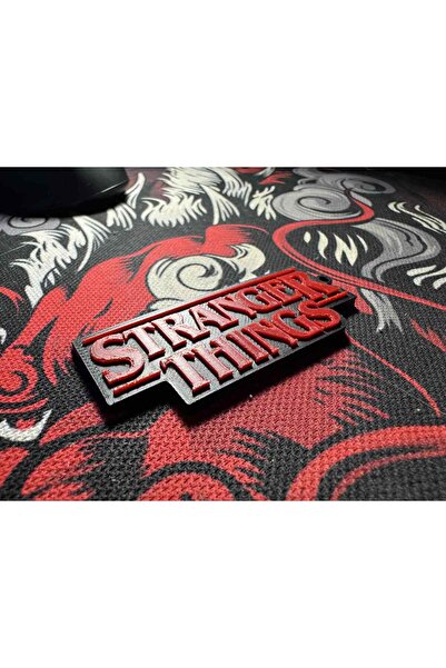 Modellio3D سلسلة مفاتيح بشعار Stranger Things – طباعة ثلاثية الأبعاد PLA